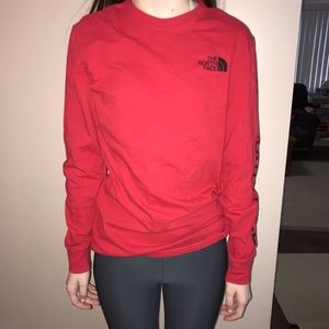long sleeve north face shirt